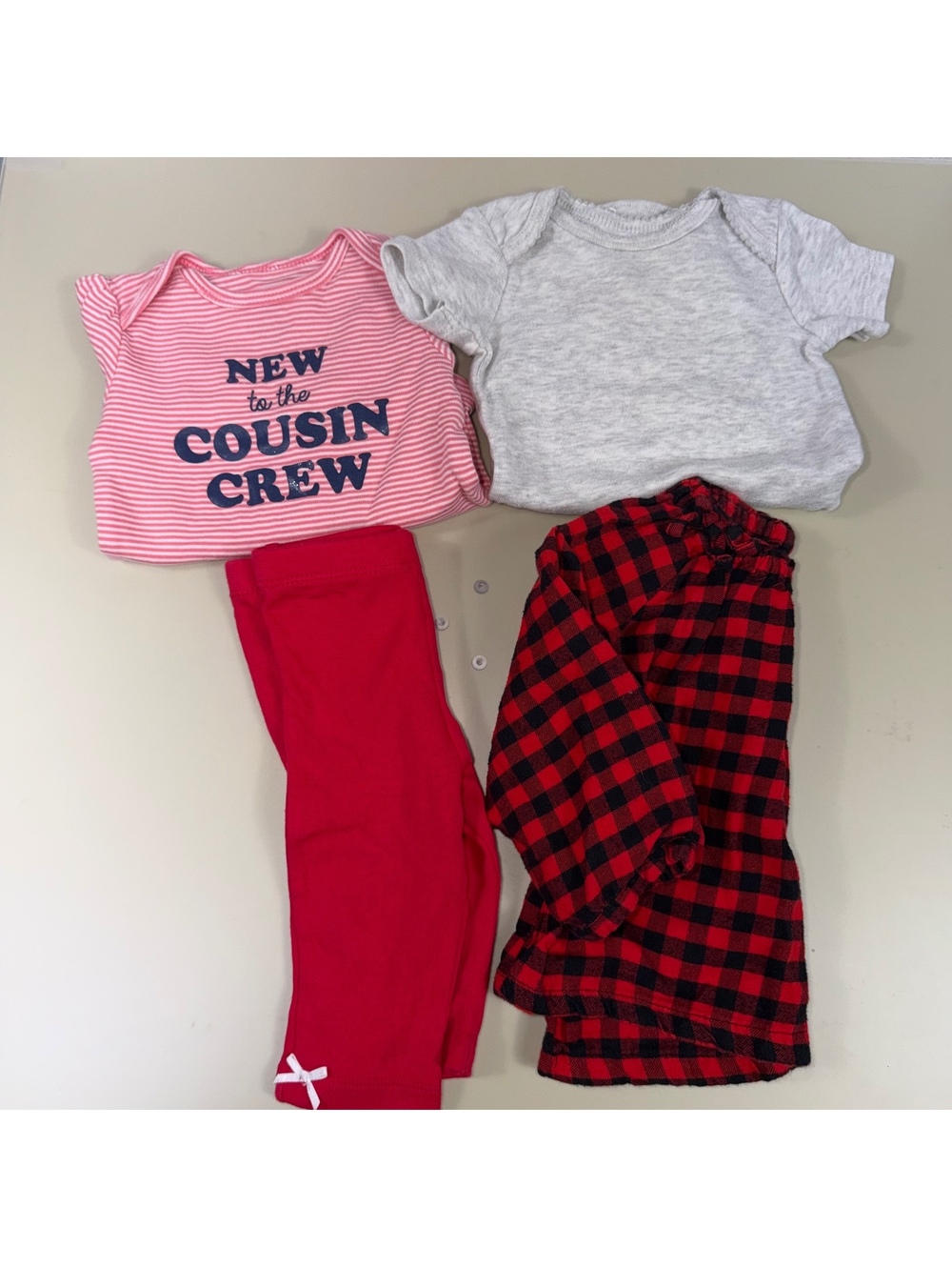 Baby Girls 3 Month Carter’s Just One You 4 Piece Bundle